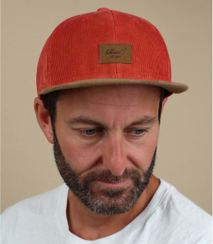 Reell corduroy suede cap Suede Cap orange